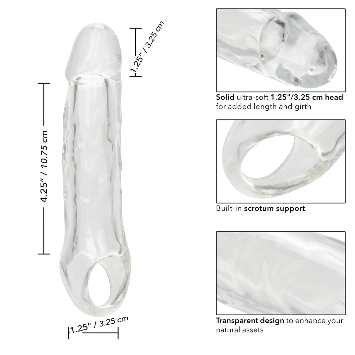 Performance Maxx Clear Extension 5.5 inches