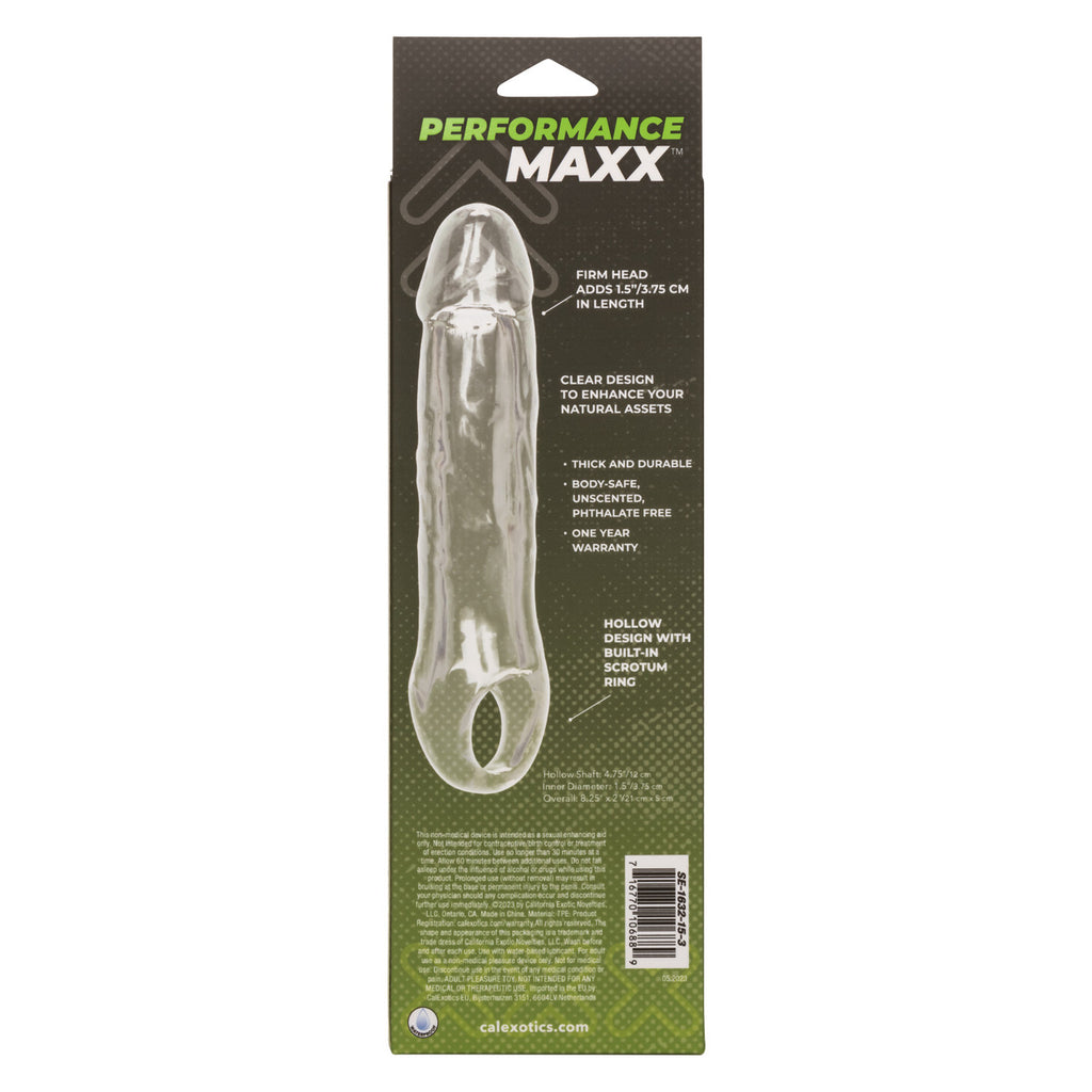 Performance Maxx Clear Extension 7.5 inches