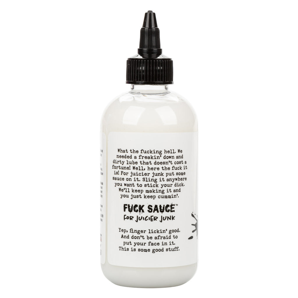 Fuck Sauce Cum Scented Water Based Lubricant 8oz.
