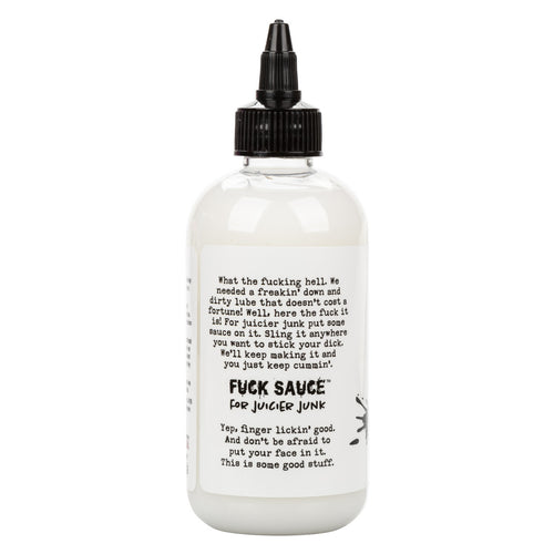 Fuck Sauce Cum Scented Water Based Lubricant 8oz.