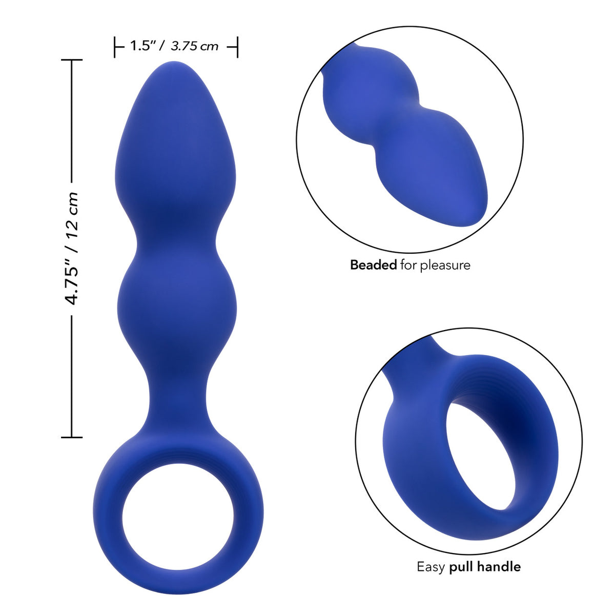Admiral Advanced Beaded Silicone Anal Probe