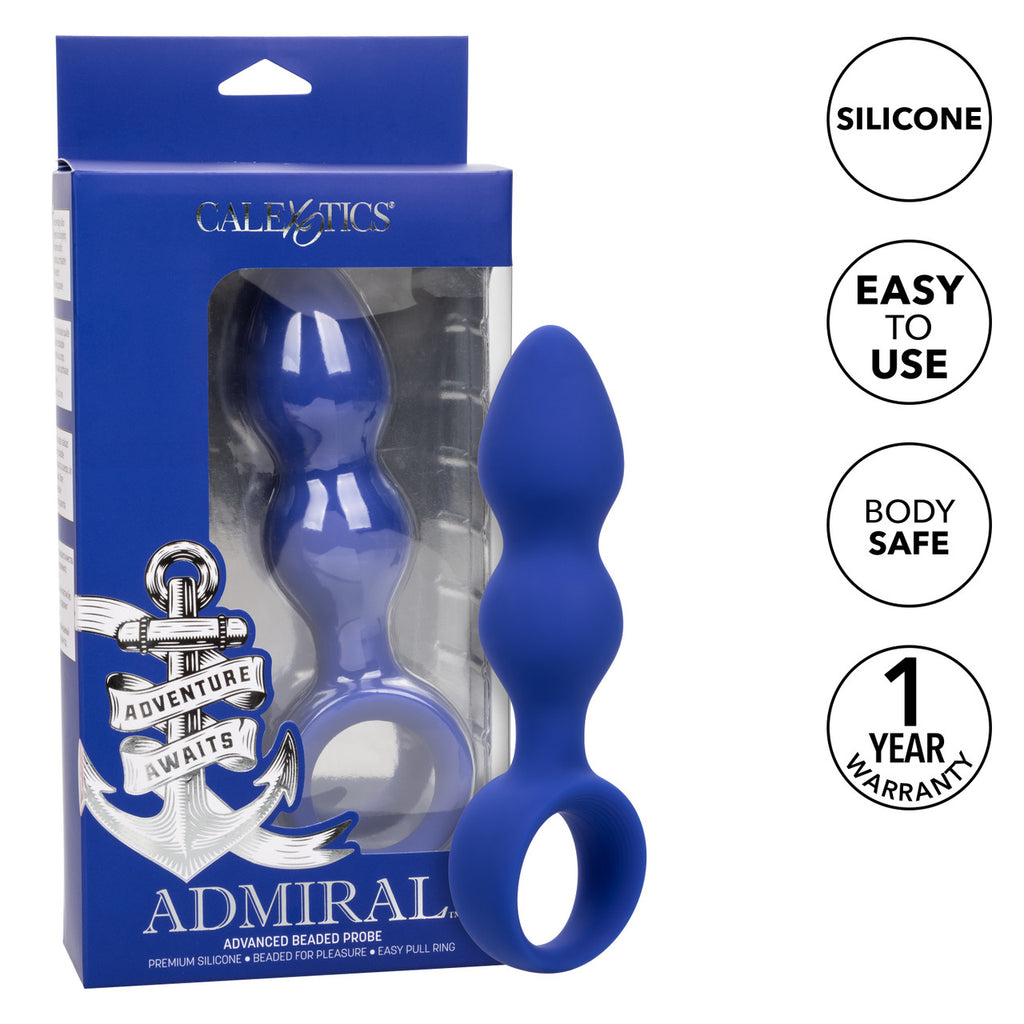 Admiral Advanced Beaded Silicone Anal Probe