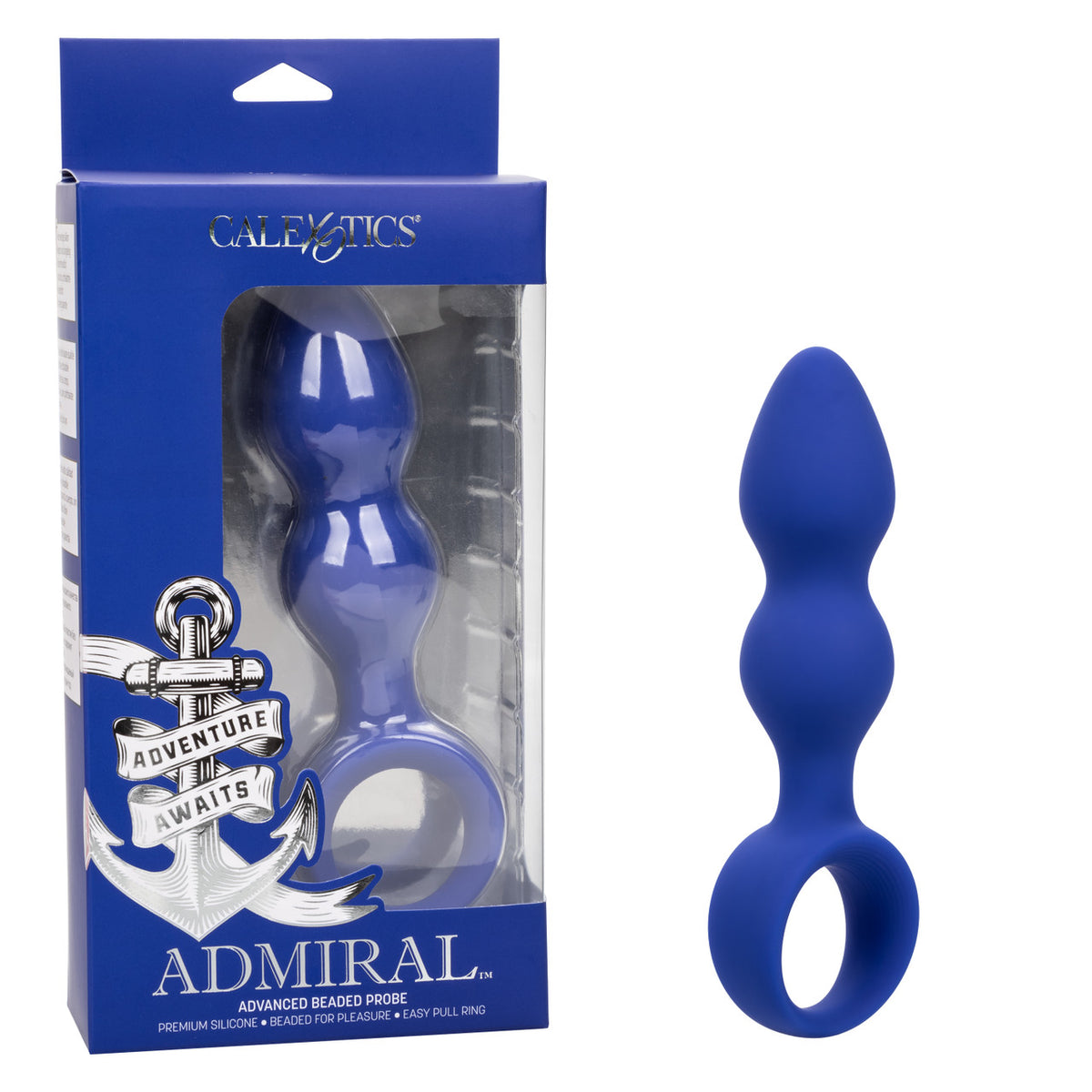 Admiral Advanced Beaded Silicone Anal Probe