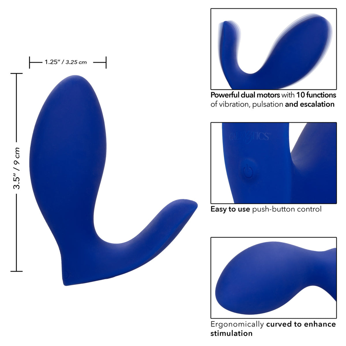 Admiral Prostate Rimming Rechargeable Silicone Probe