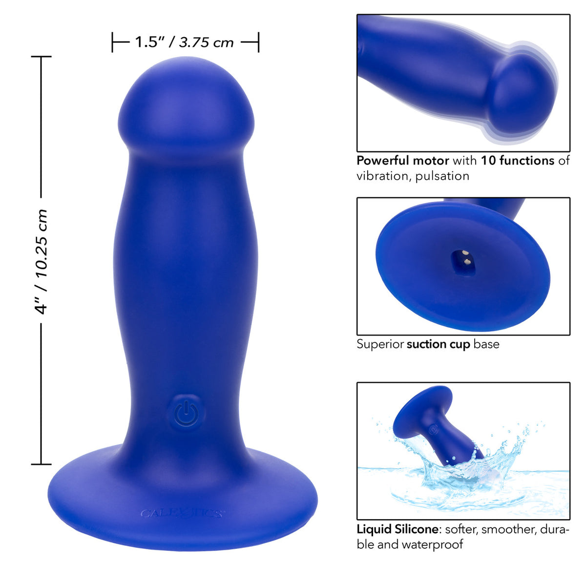 Admiral Liquid Silicone First Mate Vibrating Anal Probe