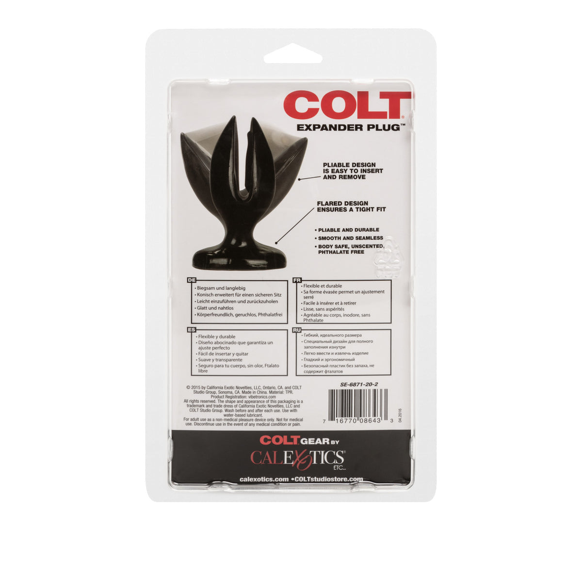 COLT Expander Plug Butt Plug - Large