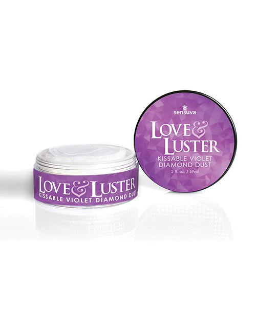Sensuva Love & Luster Kissable Violet Diamond Dust - 2 oz