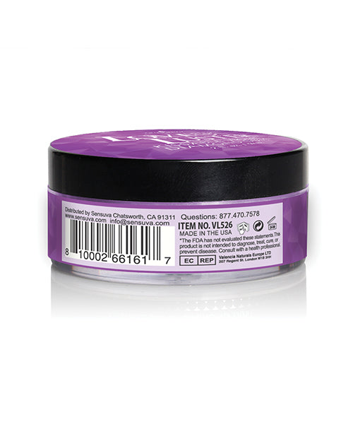 Sensuva Love & Luster Kissable Violet Diamond Dust - 2 oz