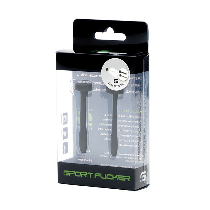 Sport Fucker Cum Plug Kit - Black