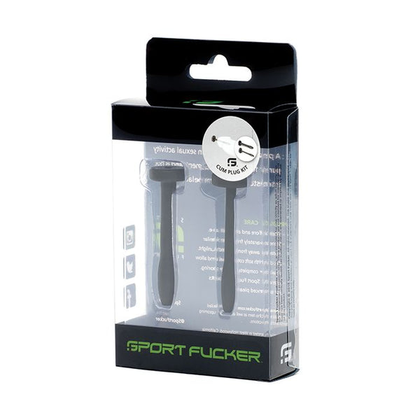 Sport Fucker Cum Plug Kit - Black