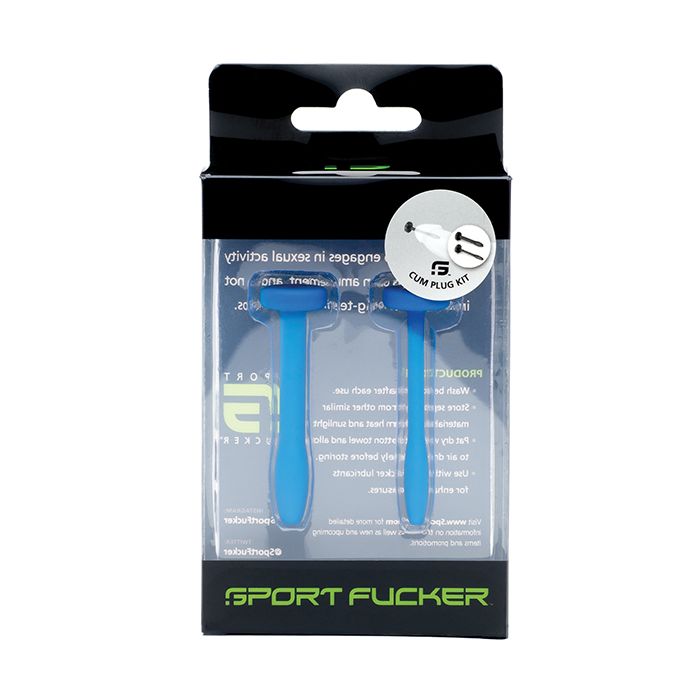 Sport Fucker Cum Plug Kit - Blue