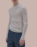Eckhaus Latta Spiral Longsleeve White