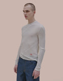 Eckhaus Latta Spiral Longsleeve White