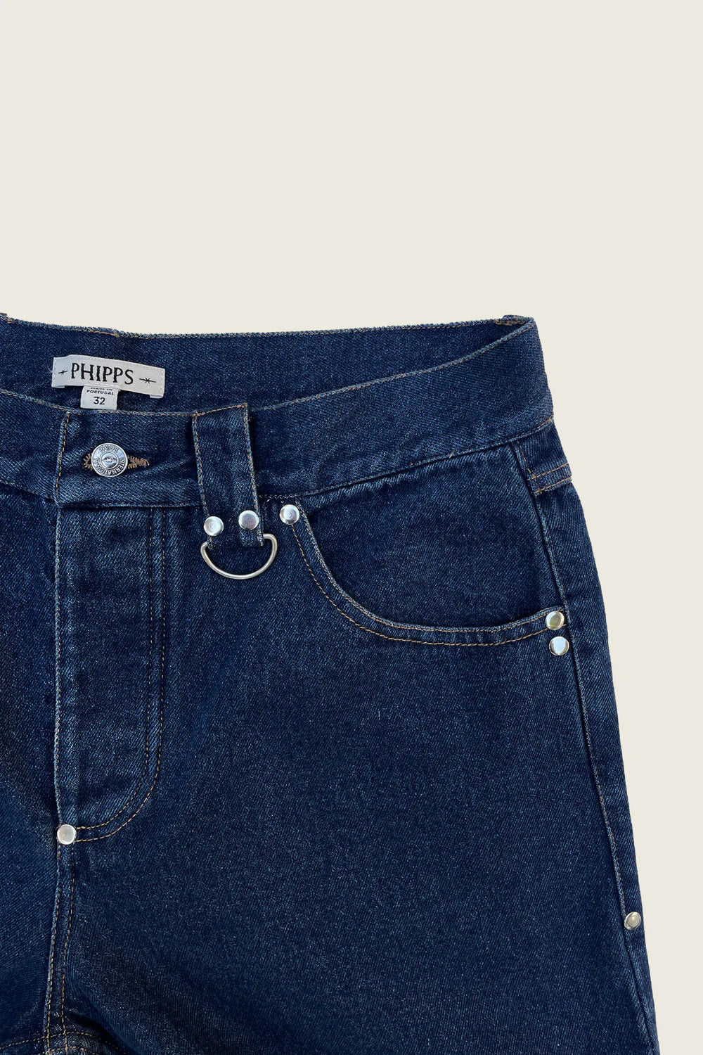 PHIPPS STUD JEAN MID WASH