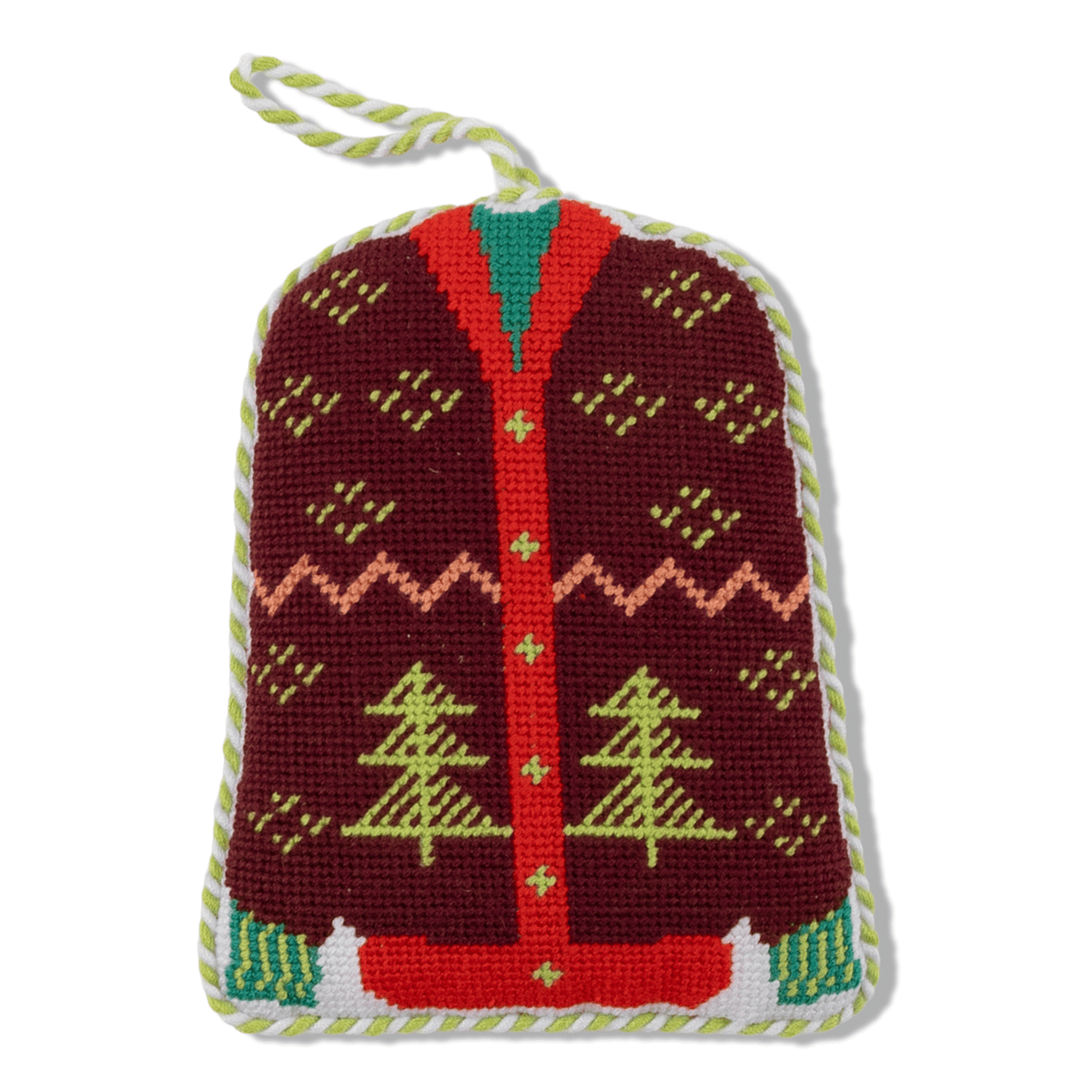 Needlepoint Icon Ornament - Sweater