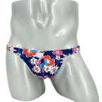 Tropical Flowers Low Cut Swim Brief