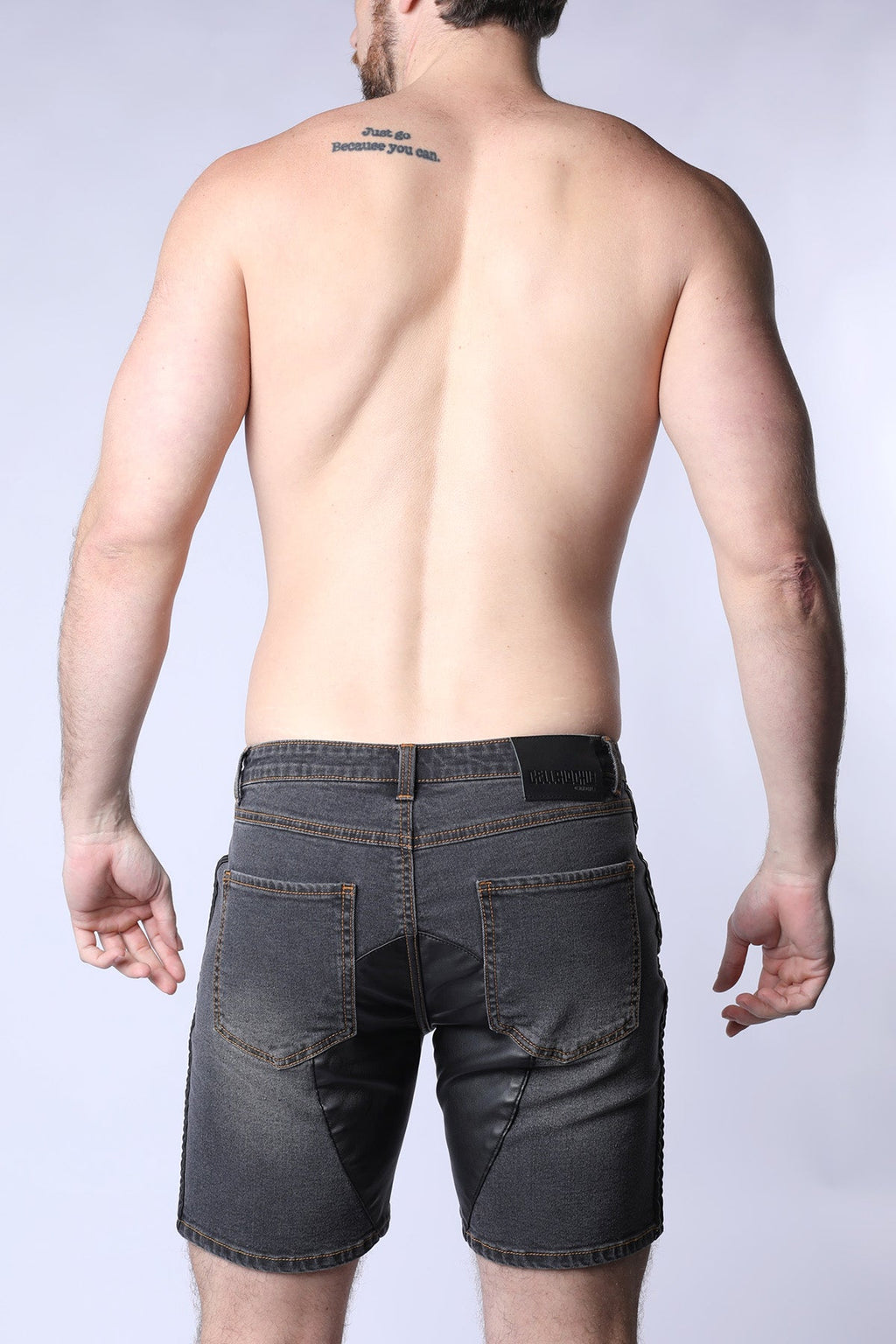 CellBlock 13 Saddleback Denim Short - Black