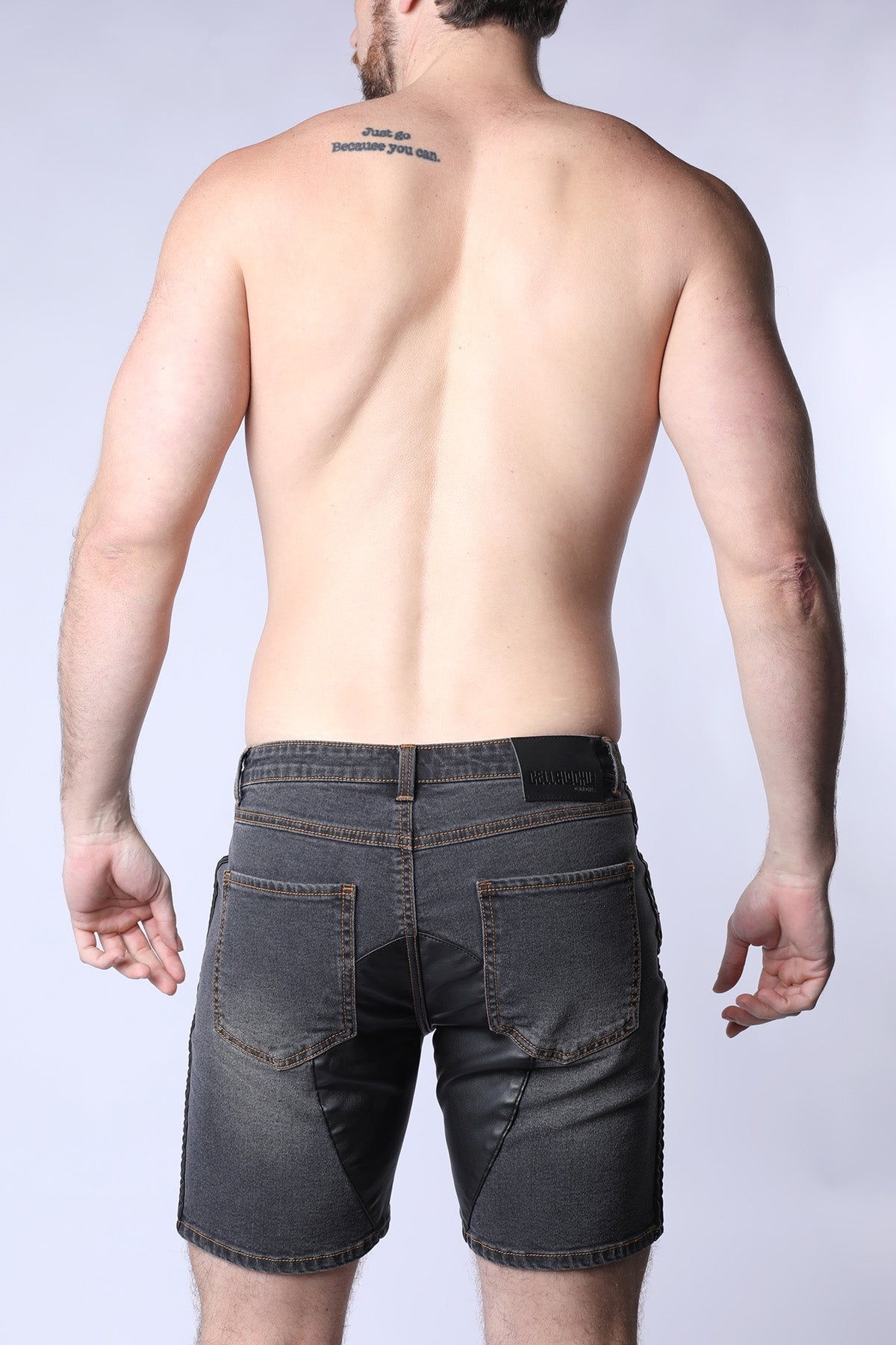 CellBlock 13 Saddleback Denim Short - Black