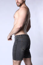 CellBlock 13 Saddleback Denim Short - Black