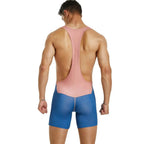 Tauwell Athletic Cream wrestling singlet