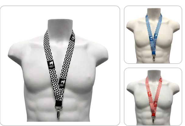 CA-RIO-CA LANYARD Black, Blue, Red And White - Key Holder