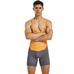 Tauwell Athletic Cream wrestling singlet