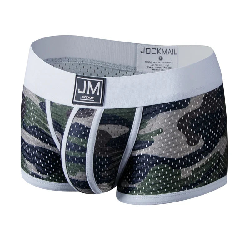 Jockmail Camo Mesh Trunks