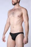TIMOTEO Sicily Crochet Low Rise Swim Brief - Black