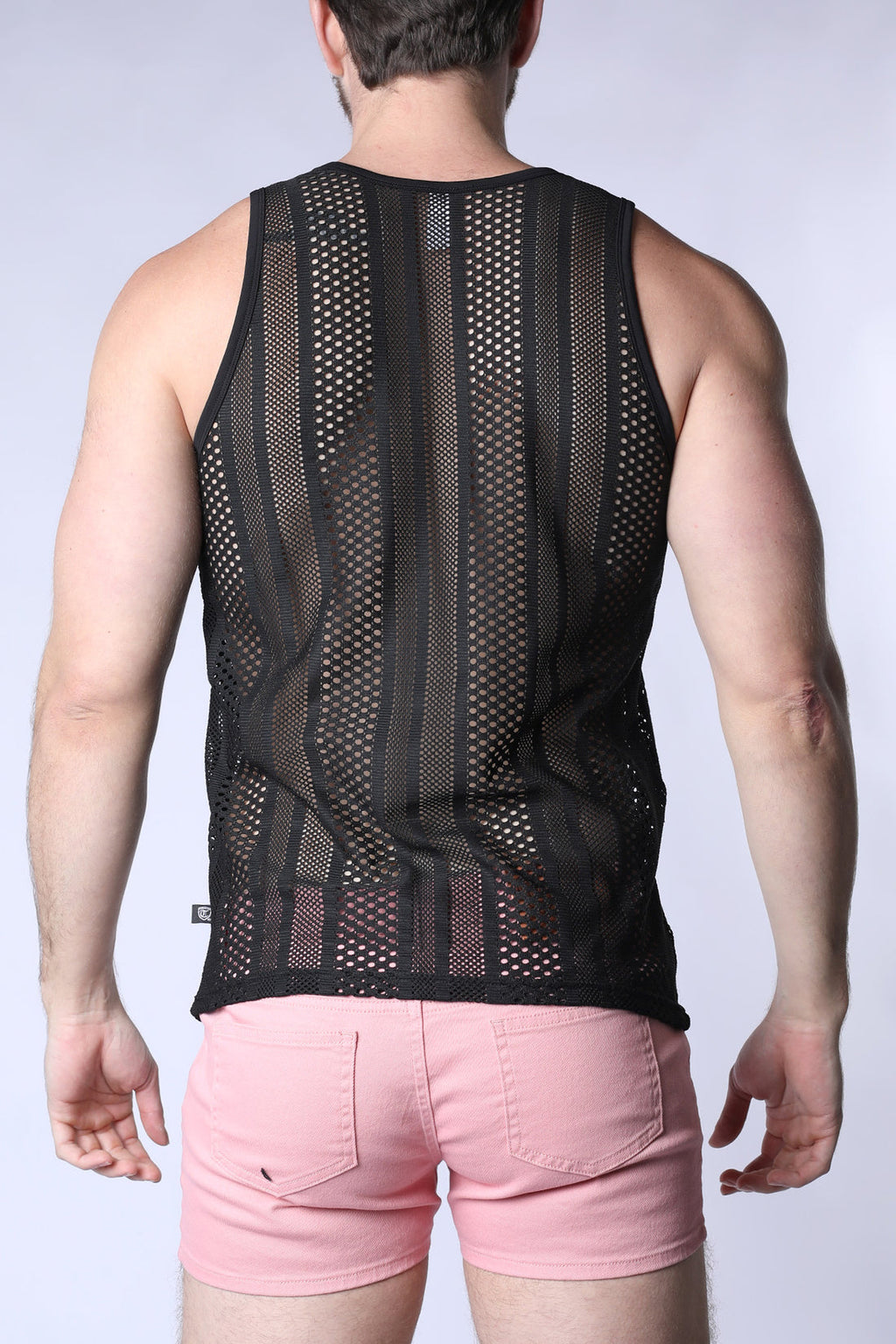 TIMOTEO Sicily Crochet Tank Top - Black