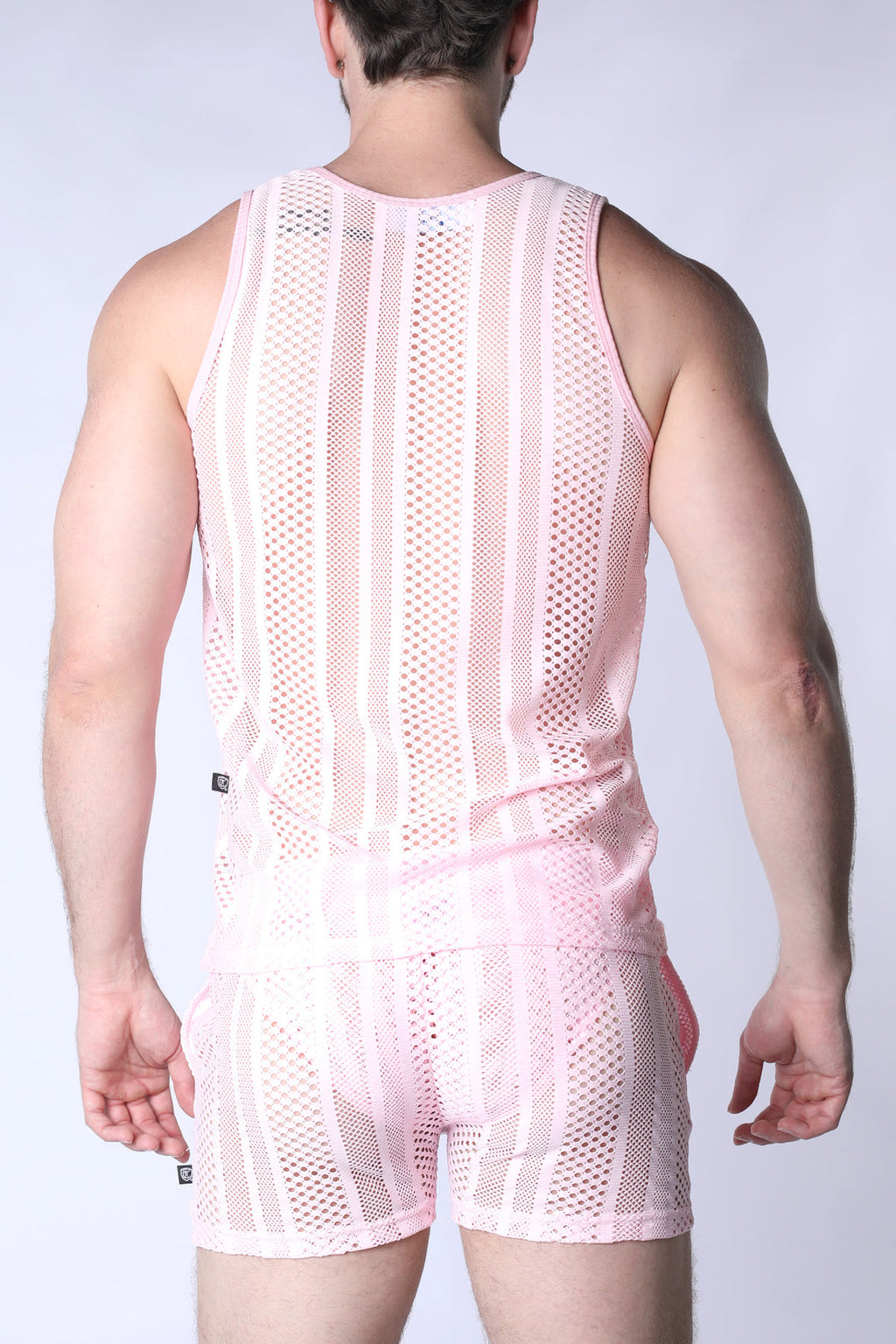TIMOTEO Sicily Crochet Tank Top - pink