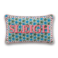 Sleigh Needlepoint Pillow