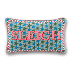 Sleigh Needlepoint Pillow