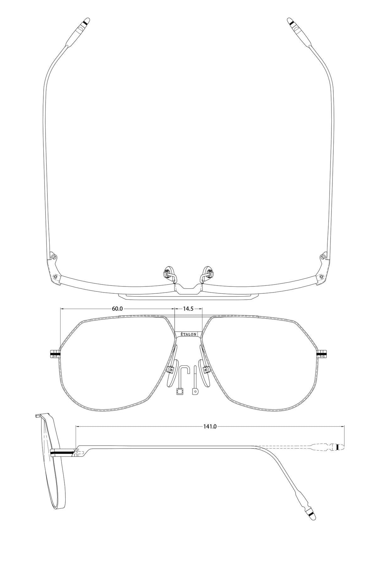 Smoke Vintage Aviators