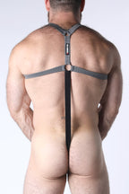 CELLBLOCK 13 Starter Mesh Elastic Body Harness - Gray