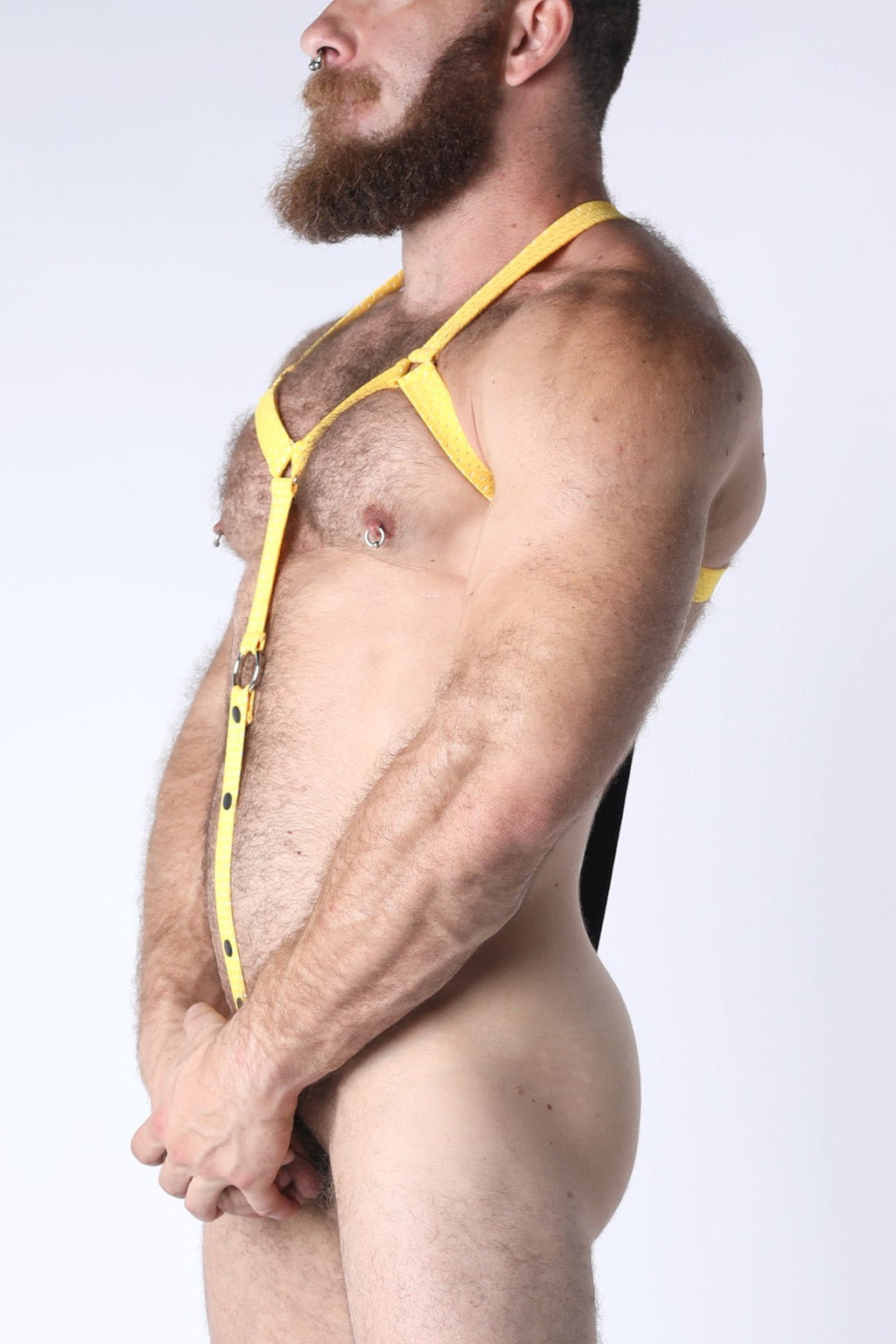 CELLBLOCK 13 Starter Mesh Elastic Body Harness - Yellow