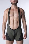 CELLBLOCK 13 Starter Mesh Zipper Singlet - Green