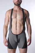 CELLBLOCK 13 Starter Mesh Zipper Singlet - Gray