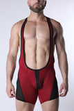 CELLBLOCK 13 Starter Mesh Zipper Singlet - Red