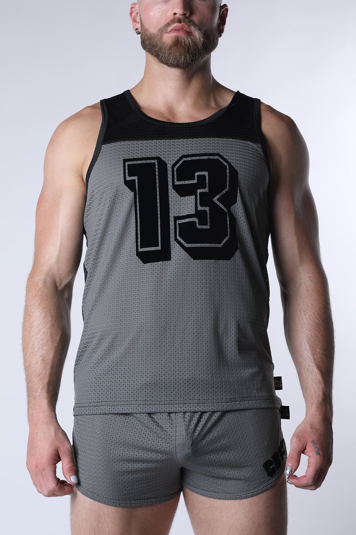 CELLBLOCK 13 Starter Mesh Tank Top - Gray