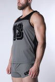 CELLBLOCK 13 Starter Mesh Tank Top - Gray