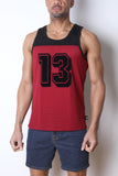 CELLBLOCK 13 Starter Mesh Tank Top - Red
