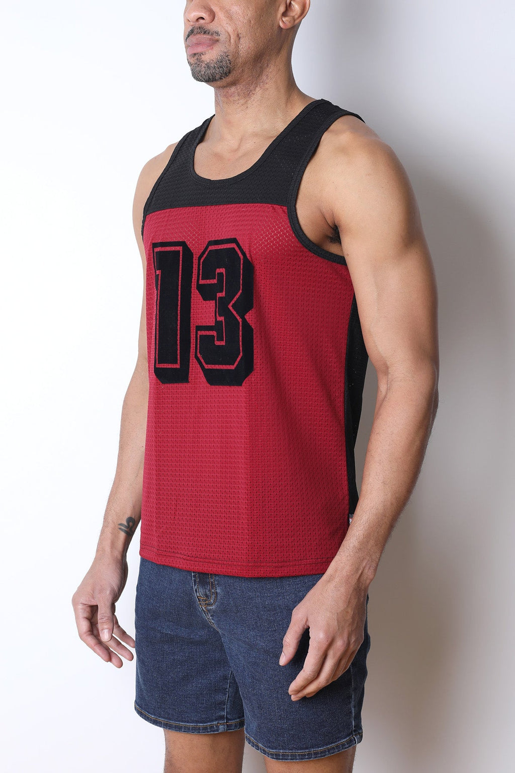 CELLBLOCK 13 Starter Mesh Tank Top - Red