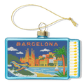 Barcelona Matchbook Ornament
