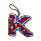 Needlepoint Monogram Ornament - K