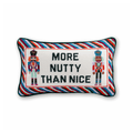 More Nutty Needlepoint Pillow