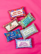 In My Mahj Era Needlepoint Pillow
