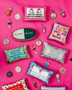 Not My Circus Needlepoint Pillow