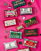 More Nutty Needlepoint Pillow