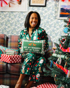 Not My Reindeer Needlepoint Pillow