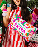Tis the Extra Season Needlepoint Pillow